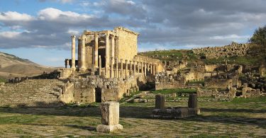 Cuicul Ruins Djemila Setif Province Algeria