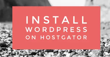 Install Wordpress On HostGator