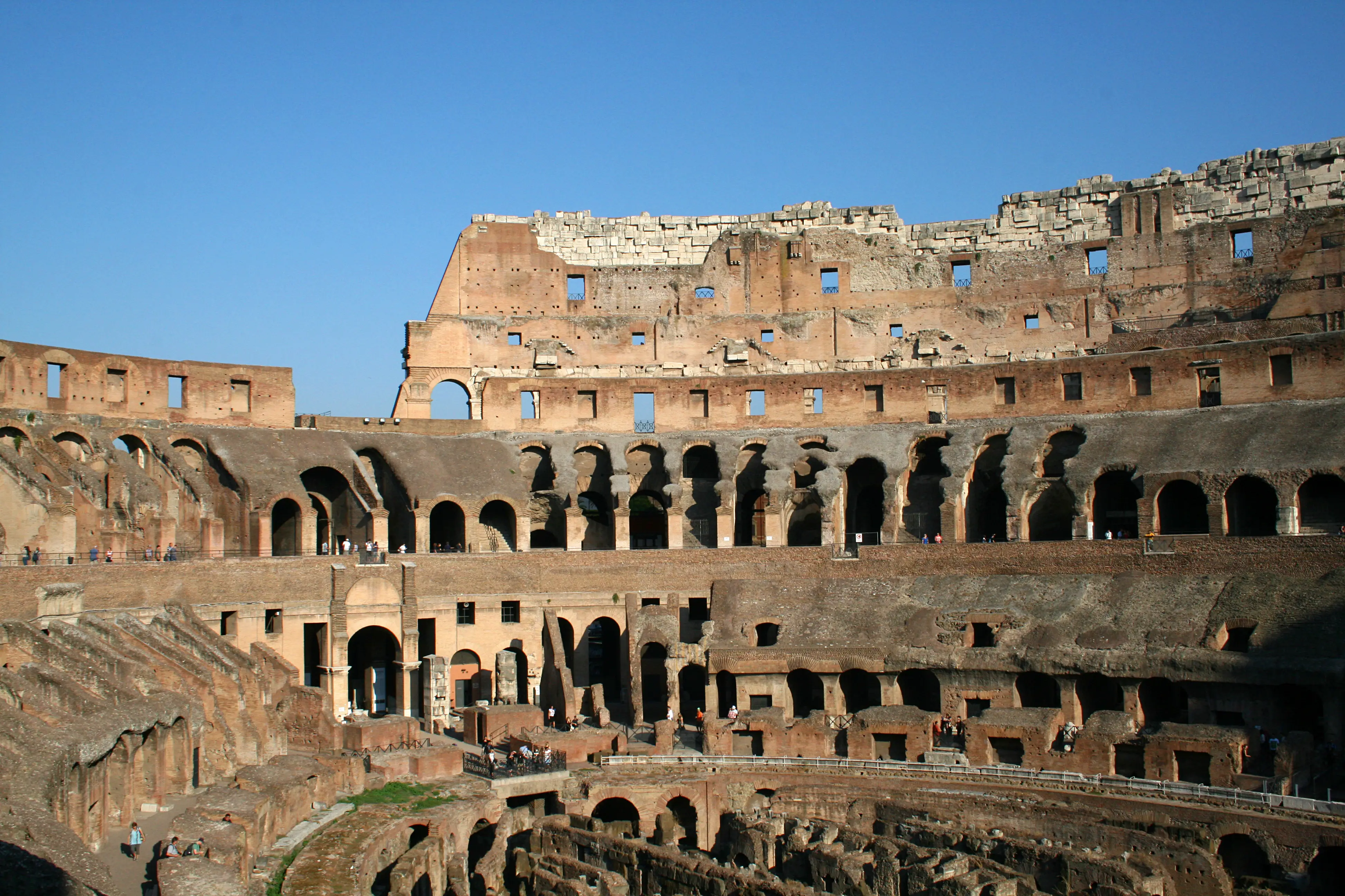 Rome Colosseum inside