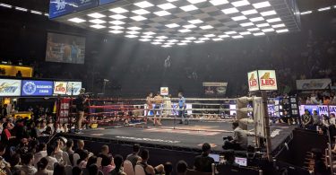 Muay Thai Boxing Rajadamnern Staidum Bangkok Thailand