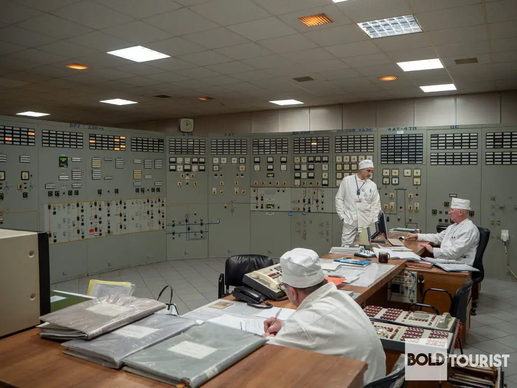Chernobyl Power Plant Control Room