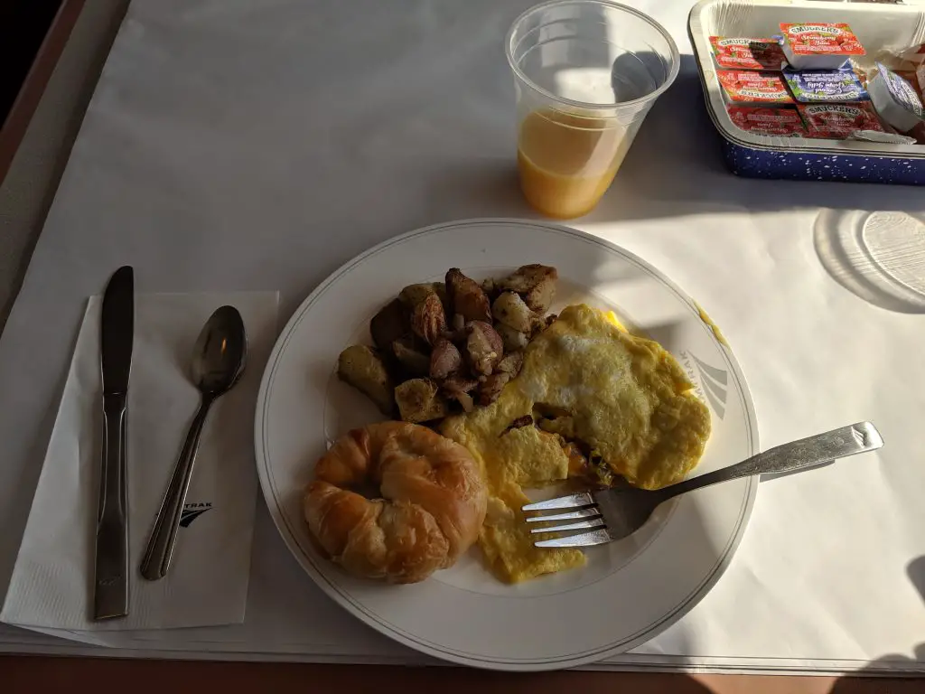 Amtrak Breakfast Review