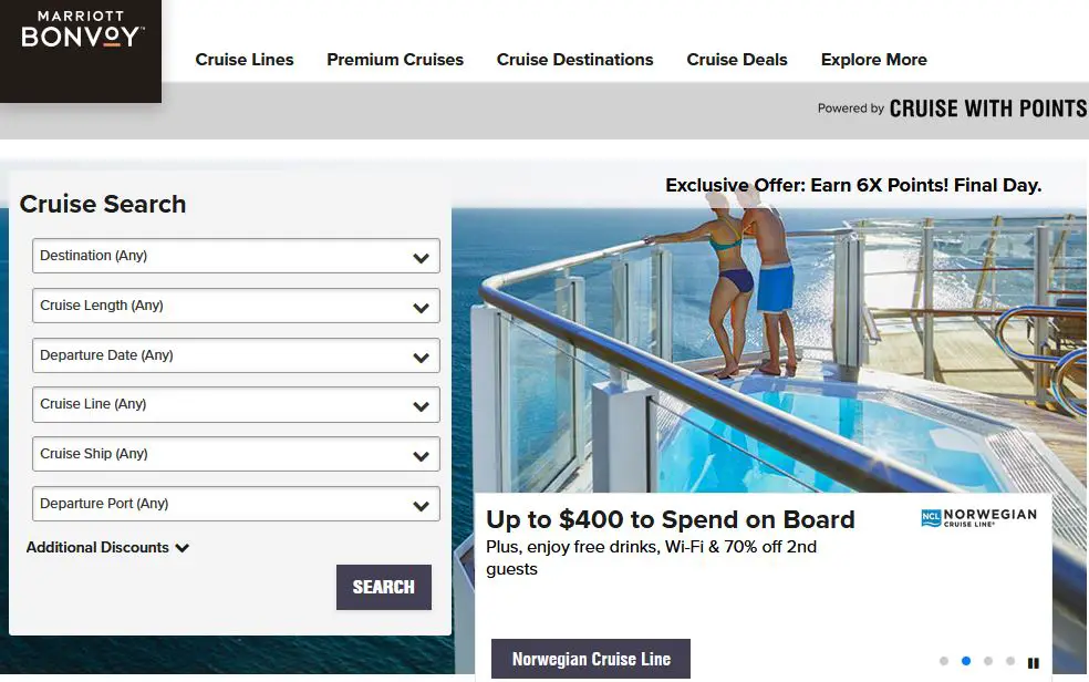 Marriott Bonvoy Cruise Portal